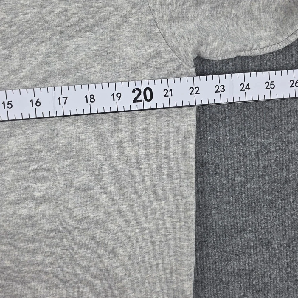 adidas Essentials Fleece Hoodie Men Medium Gray Pullover Big Logo Sweatshirt NEW
